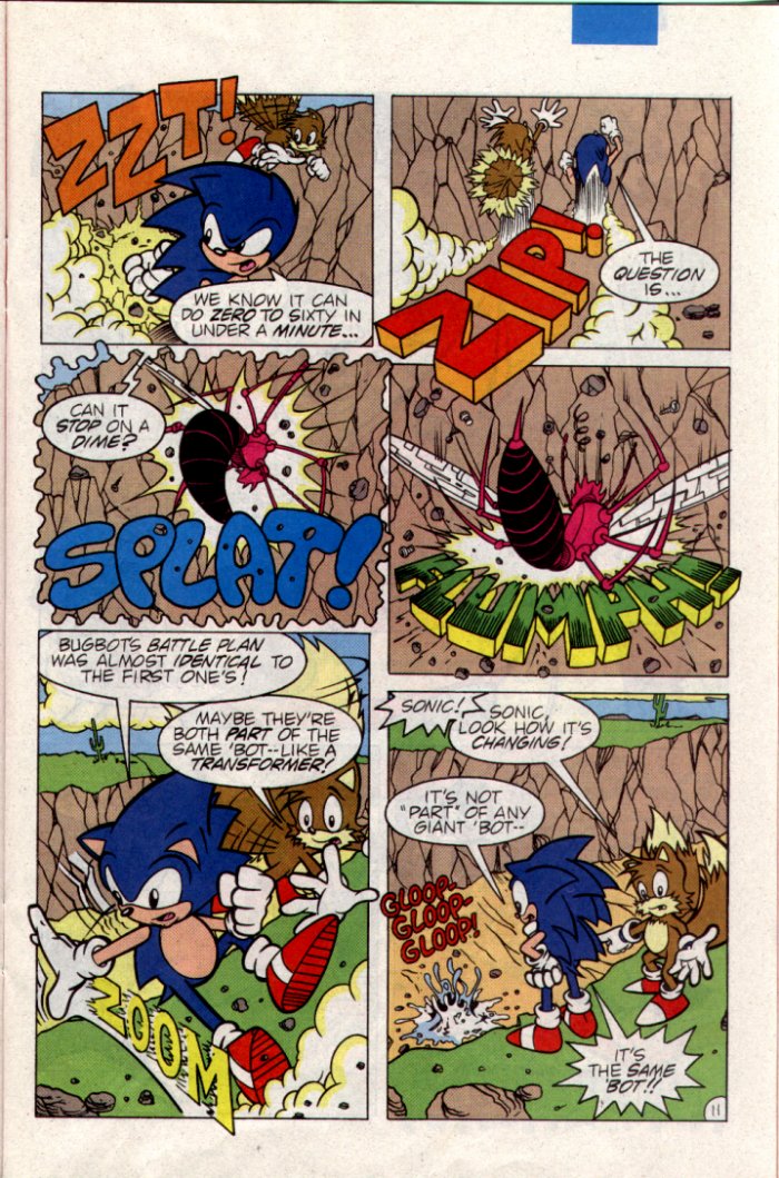 Sonic - Archie Adventure Series April 1995 Page 11